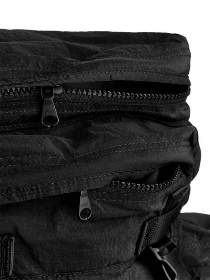 ARKET Bags 4L826J1211 Black Lightweight Backpack Unisex