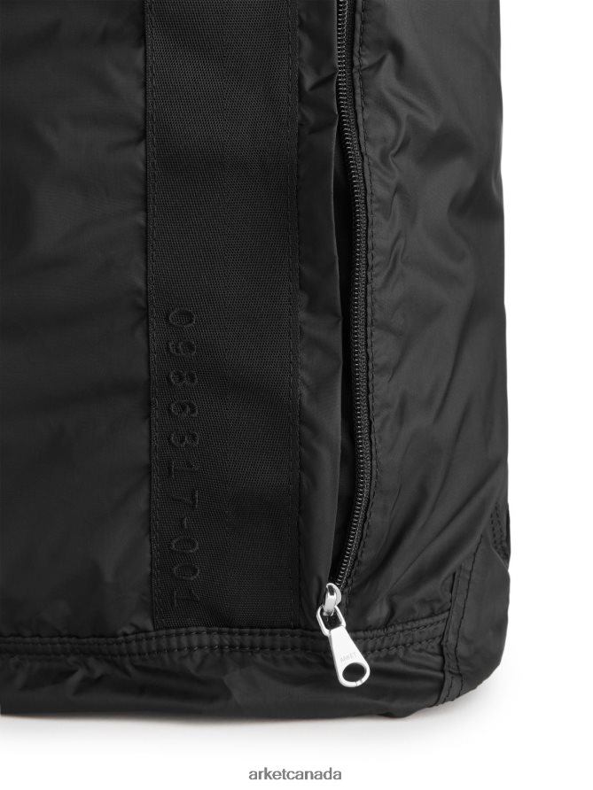 ARKET Bags 4L826J1289 Black Packable 2-Way Backpack Unisex