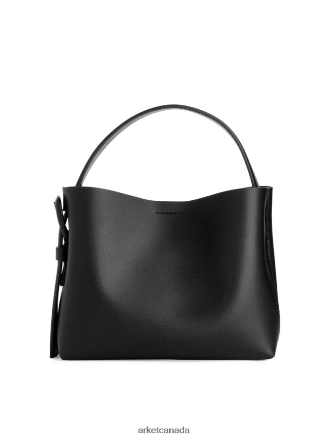 ARKET Bags 4L826J745 Black Leather Crossbody Bag Unisex