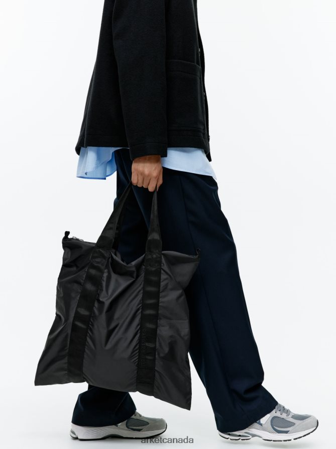 ARKET Bags 4L826J756 Black Packable Tote Unisex