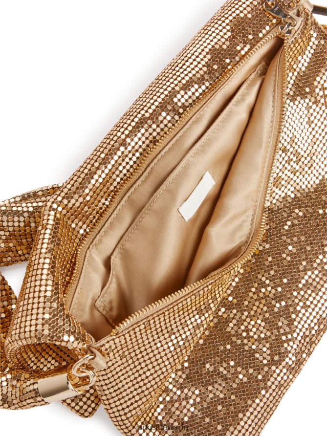 ARKET Bags 4L826J770 Gold Metallic Shoulder Bag Unisex