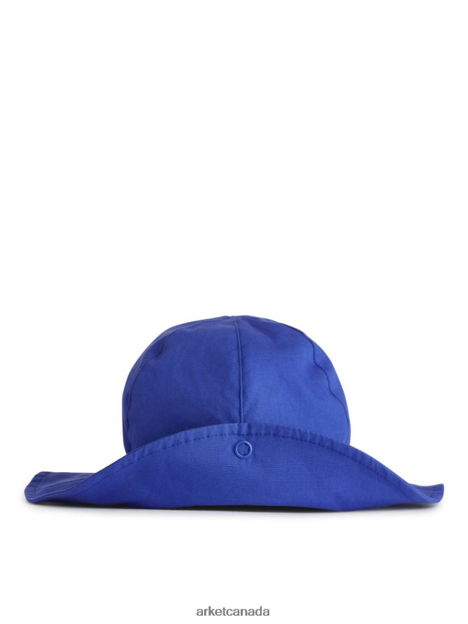 ARKET Accessories 4L826J1775 Blue Poplin Sun Hat Kids