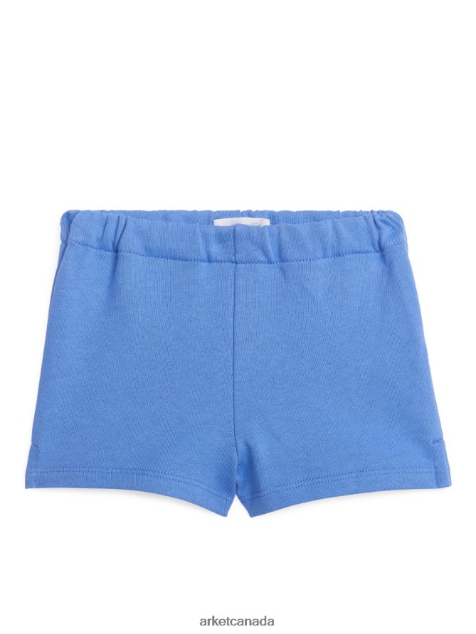 ARKET Clothing 4L826J1699 Blue Cotton Terry Shorts Kids