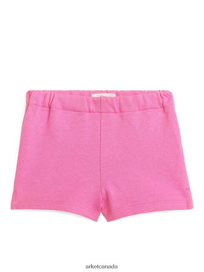ARKET Clothing 4L826J1740 Pink Cotton Terry Shorts Kids