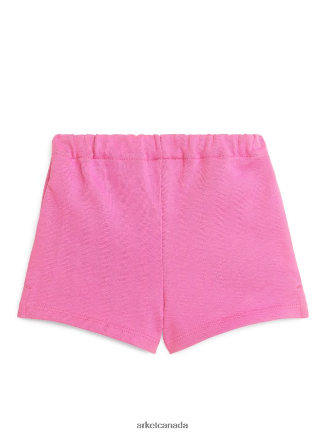 ARKET Clothing 4L826J1740 Pink Cotton Terry Shorts Kids