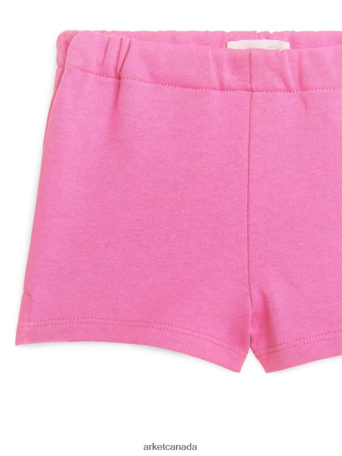 ARKET Clothing 4L826J1740 Pink Cotton Terry Shorts Kids