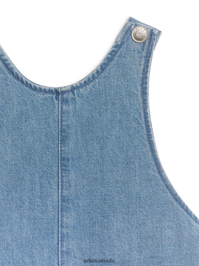 ARKET Clothing 4L826J1741 Blue Denim Dungaree Dress Kids