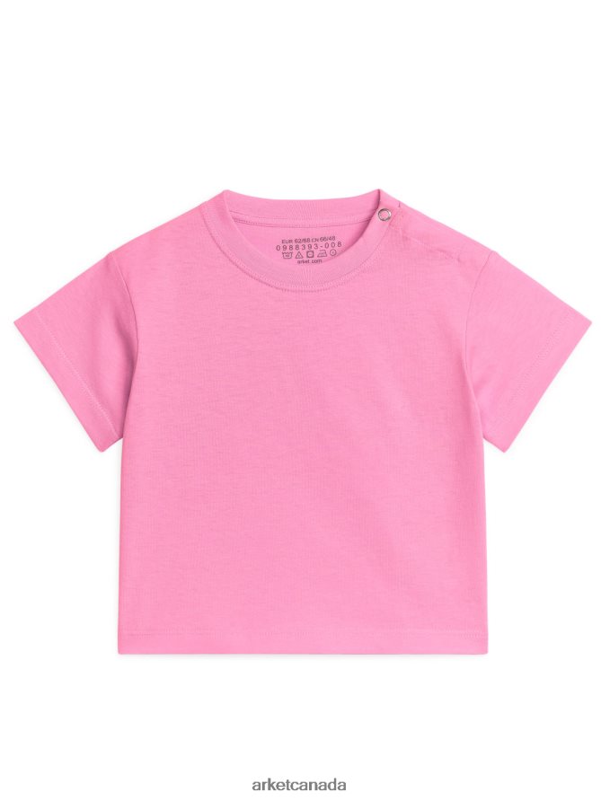 ARKET Clothing 4L826J1748 Pink Short Sleeve T-Shirt Kids