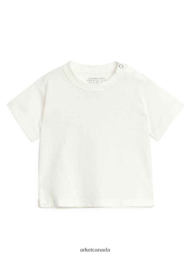 ARKET Clothing 4L826J1765 White Short Sleeve T-Shirt Kids