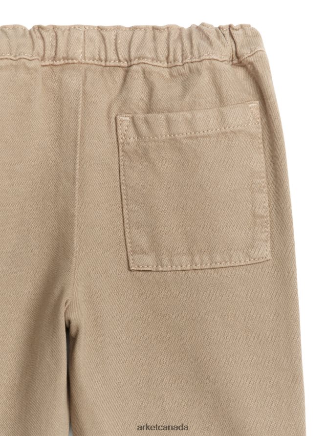 ARKET Clothing 4L826J1770 Beige Cotton Chinos Kids
