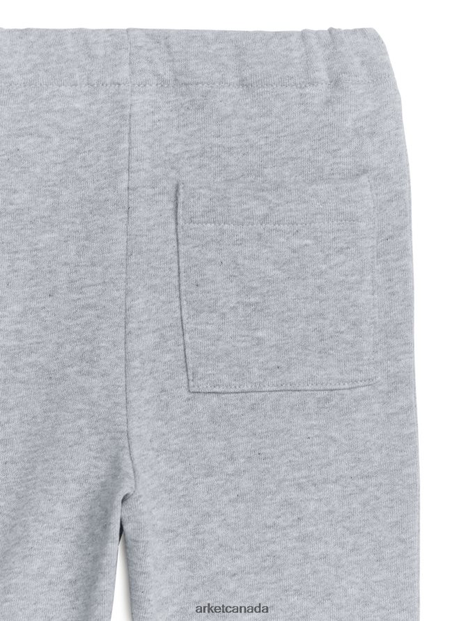 ARKET Clothing 4L826J1771 Grey Cotton Terry Sweatpants Kids