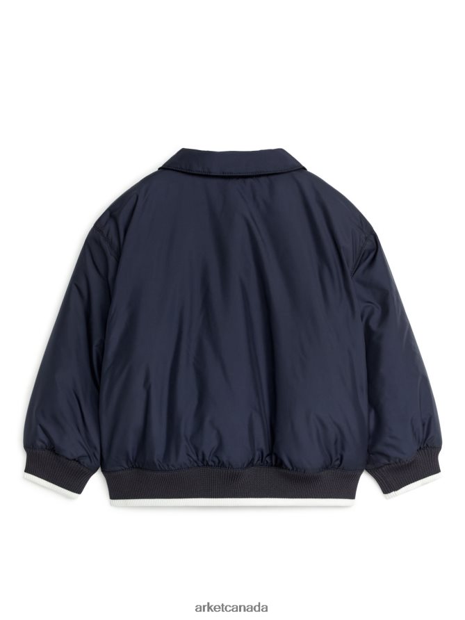 ARKET Clothing 4L826J1673 Dark Blue Varsity Jacket Kids