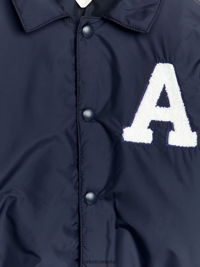 ARKET Clothing 4L826J1673 Dark Blue Varsity Jacket Kids