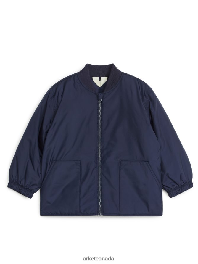 ARKET Clothing 4L826J1675 Dark Blue Zip Jacket Kids