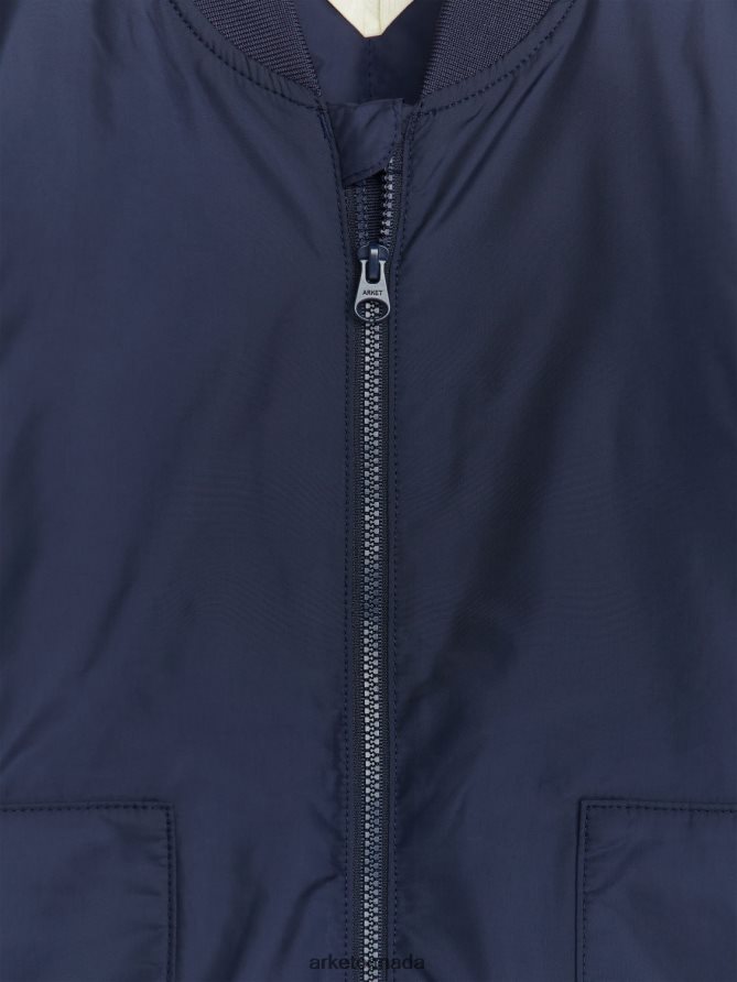 ARKET Clothing 4L826J1675 Dark Blue Zip Jacket Kids