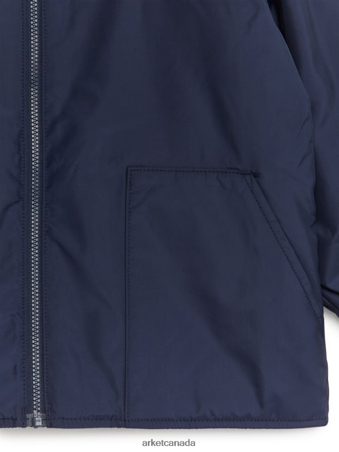 ARKET Clothing 4L826J1675 Dark Blue Zip Jacket Kids