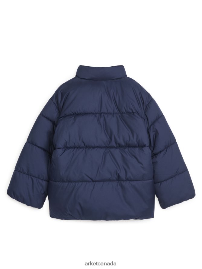 ARKET Clothing 4L826J1679 Dark Blue Puffer Jacket Kids