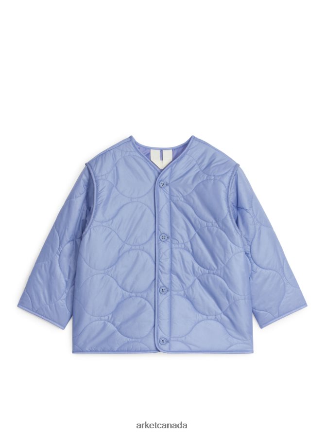 ARKET and MR PORTER Clothing 4L826J1670 Dove Quilted Jacket Kids