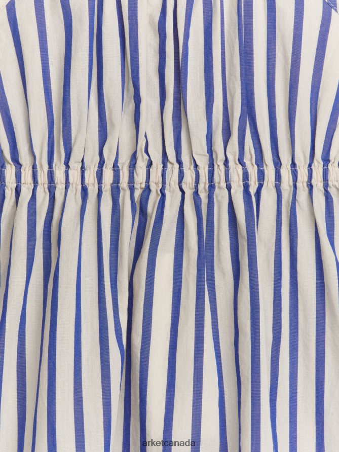 ARKET Clothing 4L826J1368 Blue/Stripes Woven Sundress Kids