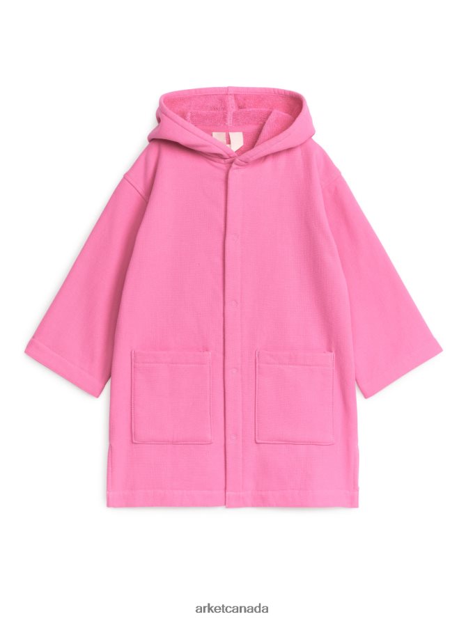 ARKET Clothing 4L826J1665 Pink Cotton Beach Robe Kids