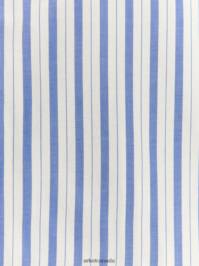 ARKET Clothing 4L826J1666 Blue/White Cotton Pyjama Set Kids