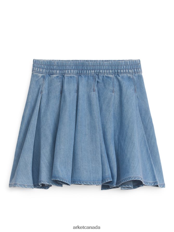 ARKET Clothing 4L826J1387 Blue Denim Mini Skirt Kids