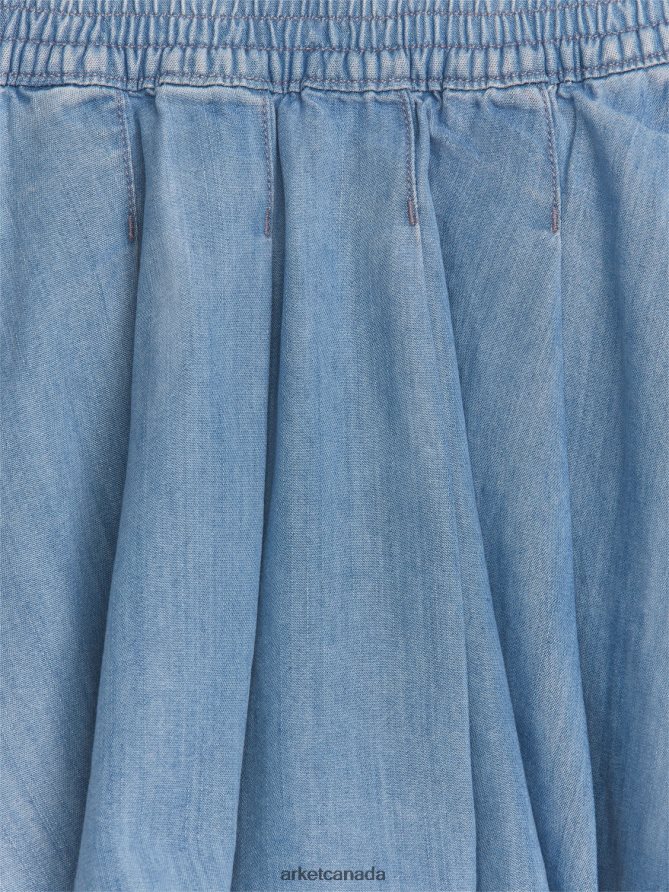 ARKET Clothing 4L826J1387 Blue Denim Mini Skirt Kids