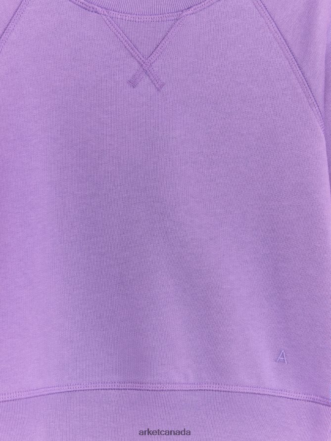 ARKET Clothing 4L826J1445 Purple Cotton Sweatshirt Kids