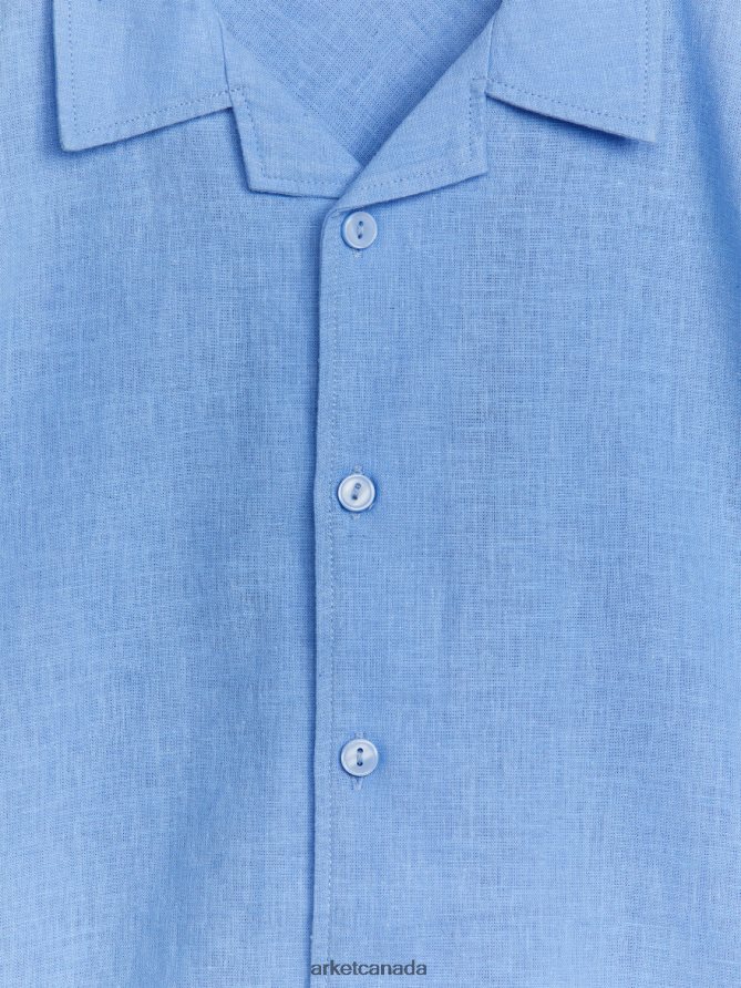 ARKET Clothing 4L826J1469 Blue Short-Sleeved Shirt Kids