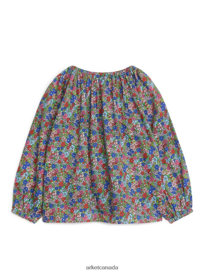 ARKET Clothing 4L826J1488 Multi-Colour Print Blouse Kids