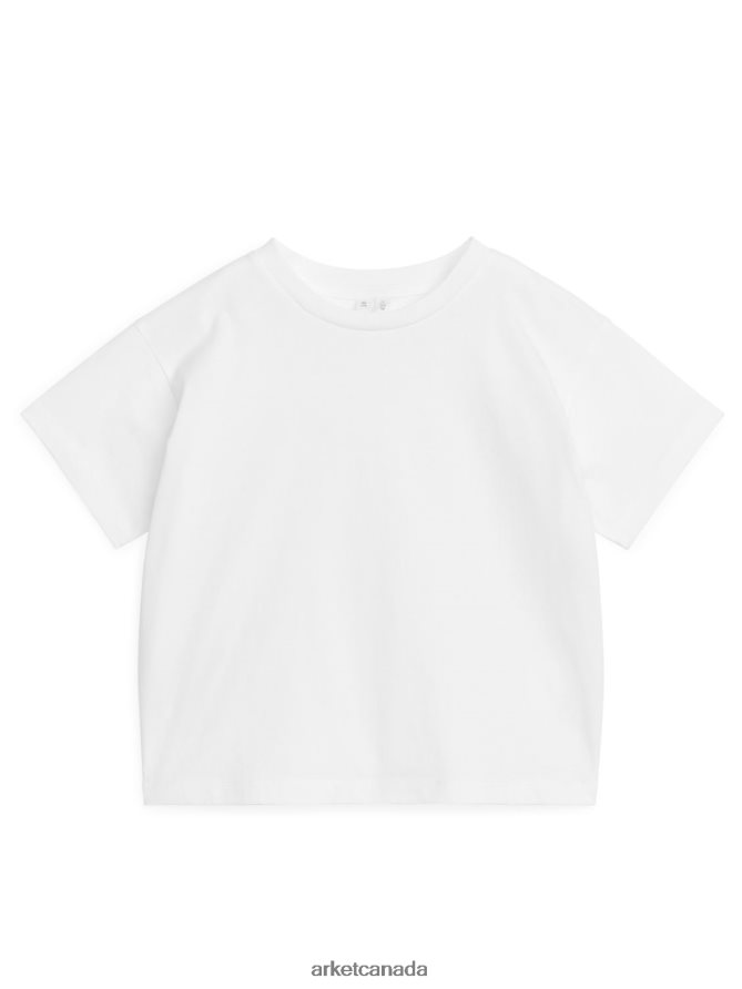 ARKET Clothing 4L826J1525 White Lightweight T-Shirt Kids