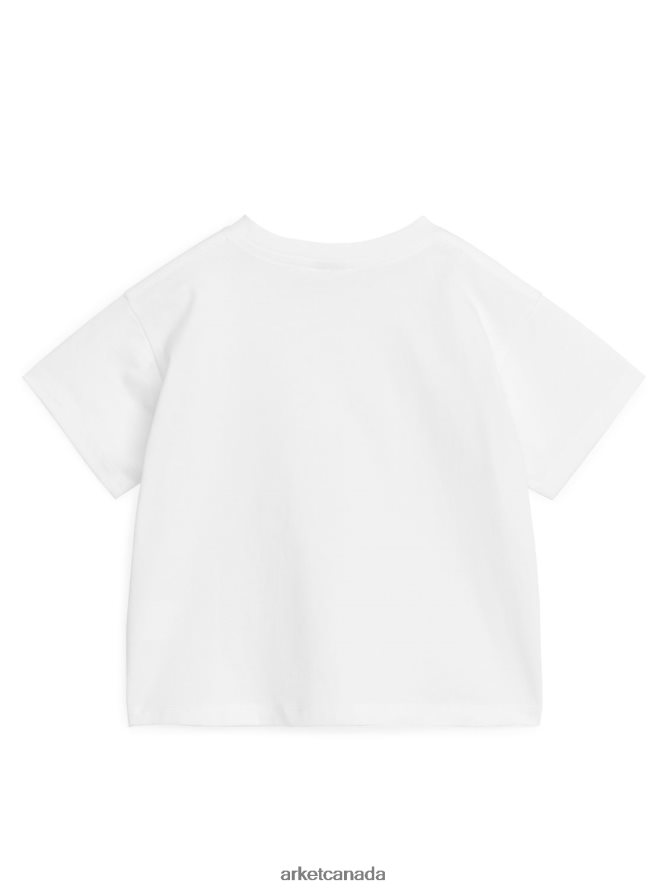 ARKET Clothing 4L826J1525 White Lightweight T-Shirt Kids