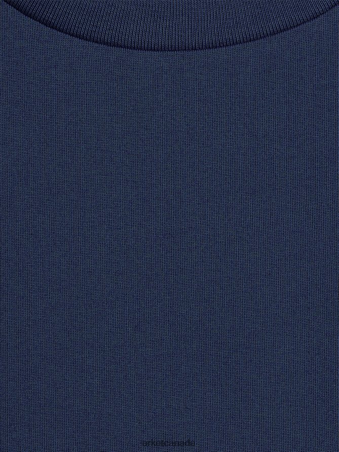 ARKET Clothing 4L826J1534 Blue Crew-Neck T-shirt Kids
