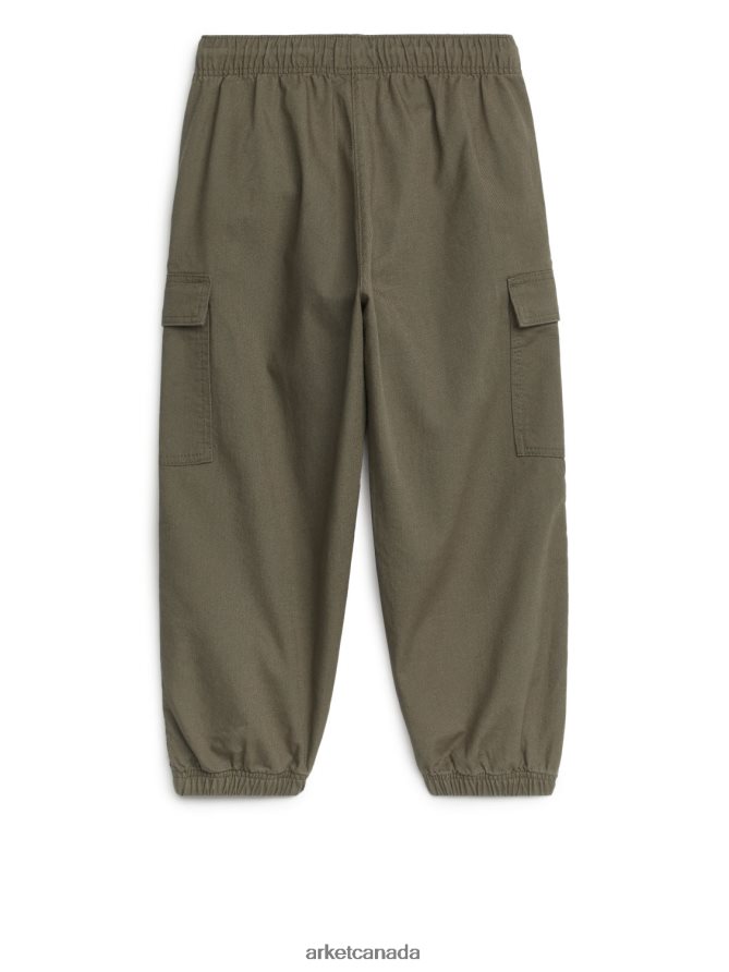 ARKET Clothing 4L826J1535 Green Cargo Trousers Kids