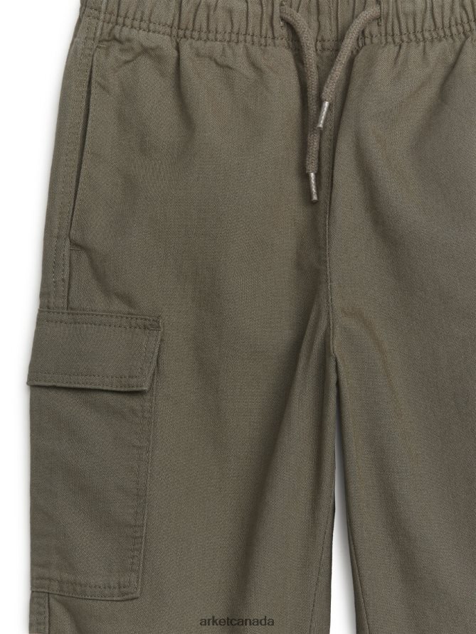 ARKET Clothing 4L826J1535 Green Cargo Trousers Kids