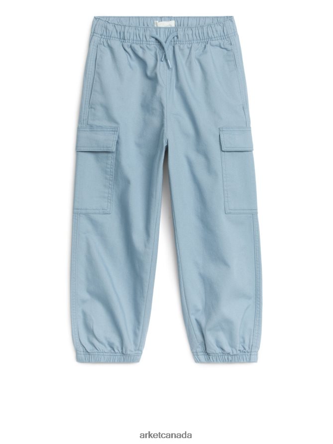 ARKET Clothing 4L826J1544 Blue Cargo Trousers Kids