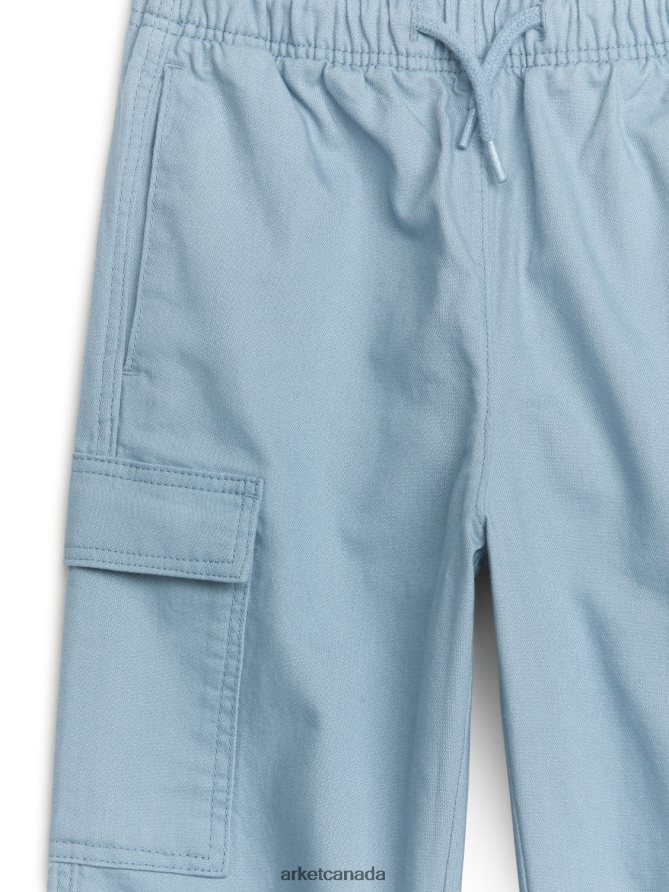 ARKET Clothing 4L826J1544 Blue Cargo Trousers Kids