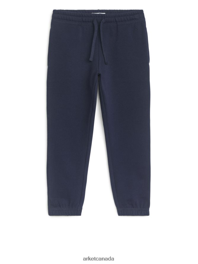 ARKET Clothing 4L826J1549 Dark Blue French Terry Sweatpants Kids