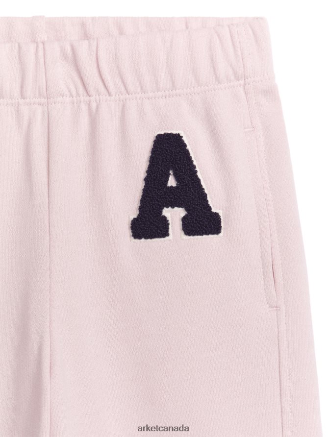 ARKET Clothing 4L826J1579 Pale Pink Varsity Sweatpants Kids