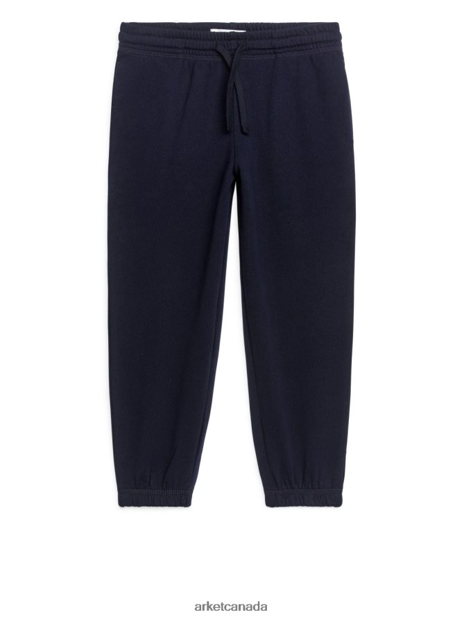 ARKET Clothing 4L826J1582 Dark Blue French Terry Sweatpants Kids