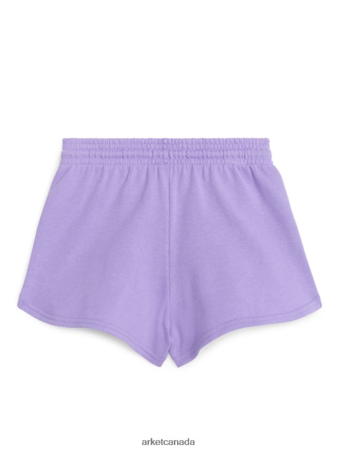 ARKET Clothing 4L826J1585 Lilac Terry Shorts Kids