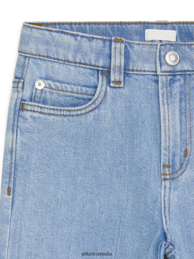 ARKET Clothing 4L826J1591 Light Blue Wide Jeans Kids