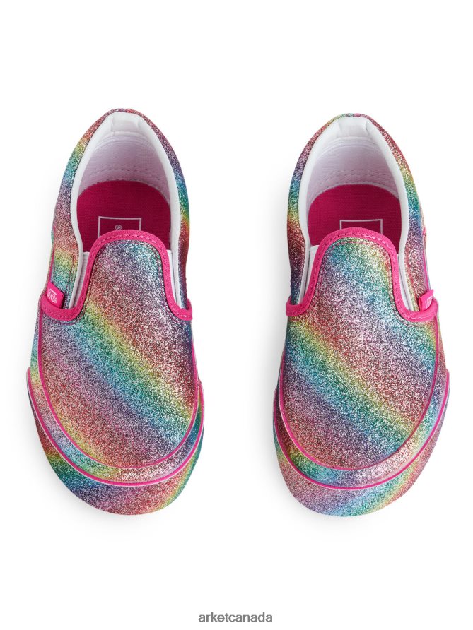 ARKET Footwear 4L826J1394 Rainbow Vans Toddler Classic Slip-On Trainers Kids