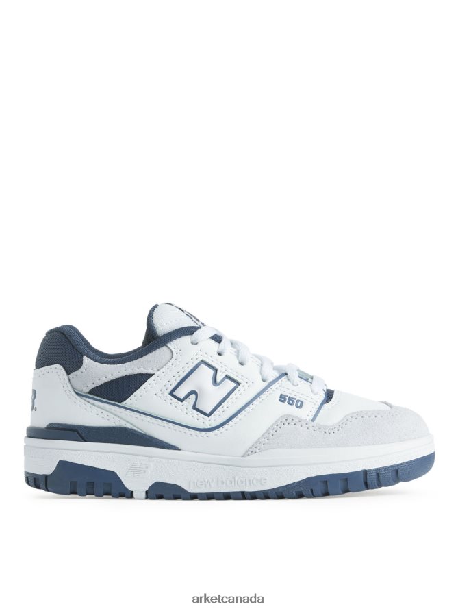 ARKET Footwear 4L826J1403 White New Balance 550 Youth Trainers Kids