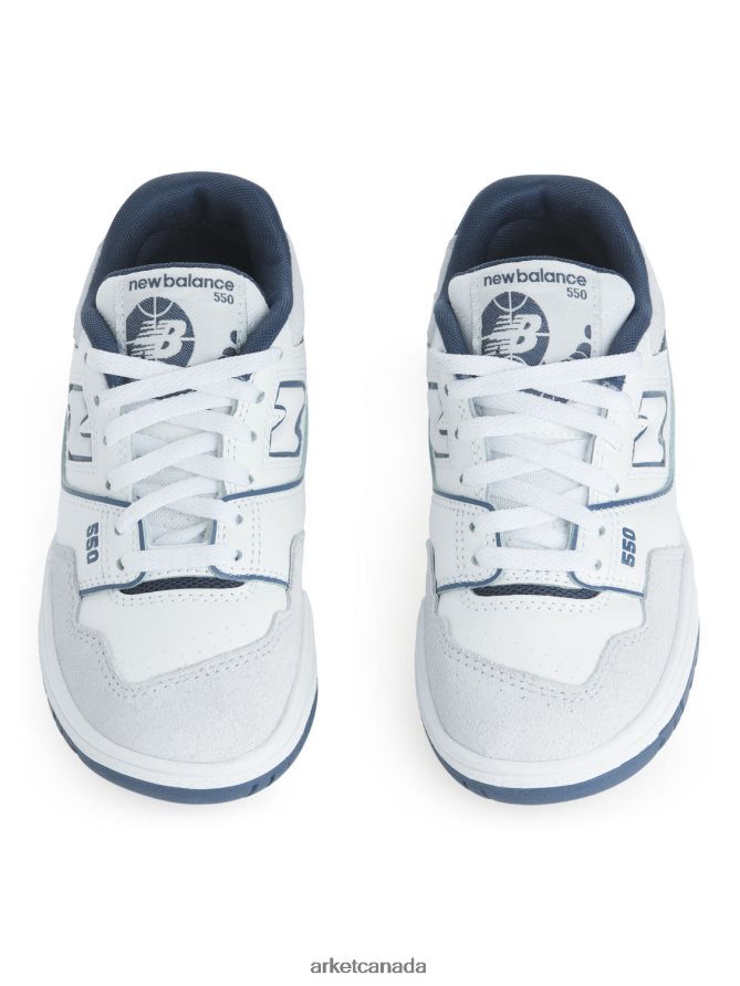 ARKET Footwear 4L826J1403 White New Balance 550 Youth Trainers Kids