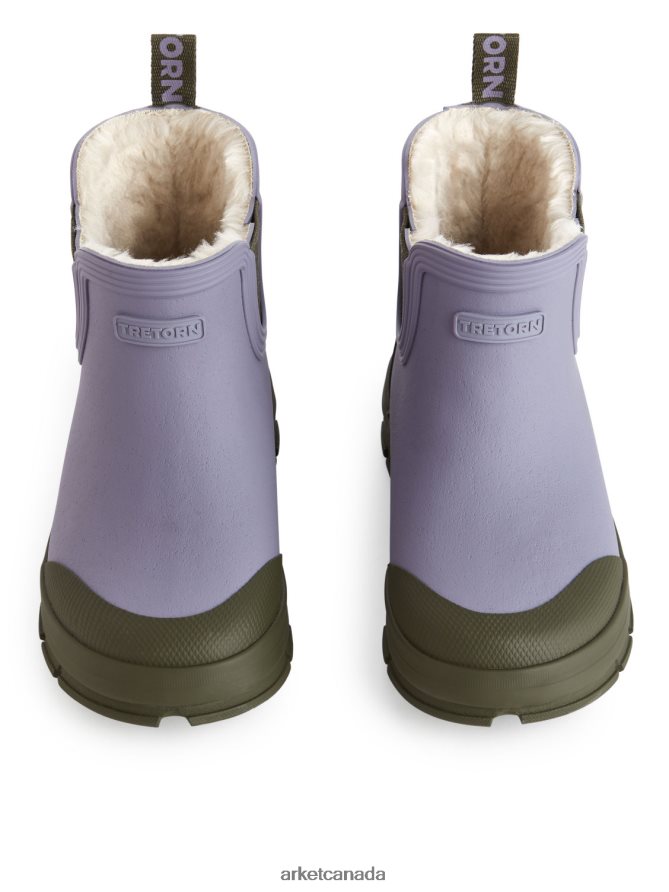 ARKET Footwear 4L826J1424 Lilac Tretorn Winter Kids Chelsea Boots Kids