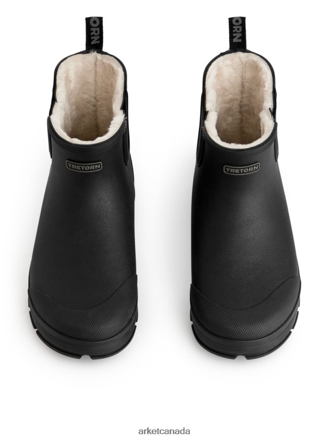 ARKET Footwear 4L826J1429 Black Tretorn Winter Kids Chelsea Boots Kids