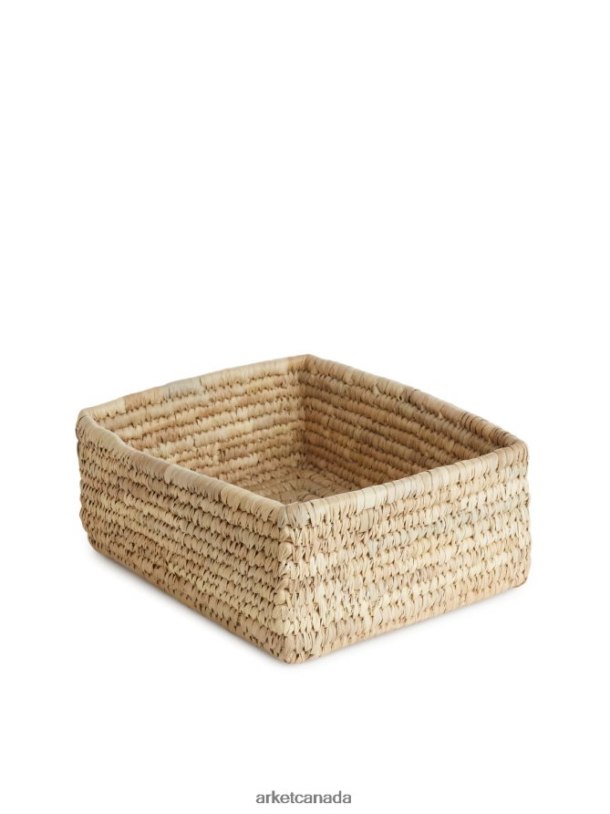 ARKET Homeware 4L826J1347 Beige A World of Craft Palm Storage Basket Unisex