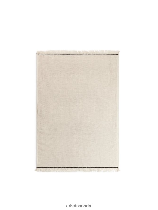 ARKET Homeware 4L826J1354 Beige Cotton Hand Towel 50 x 70 cm Unisex