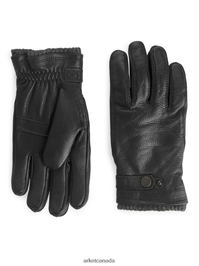 ARKET Accessories 4L826J1321 Black Hestra Utsjo Gloves Men